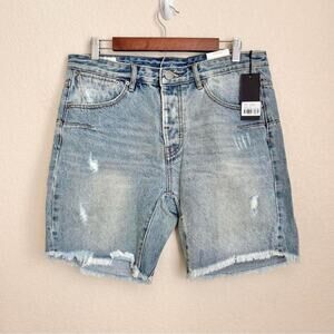 One teaspoon blue jean shorts SIZE 33 whiskey black relaxed Outdoor Summer